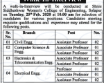 Faculty Job Openings 22nd Feb 2