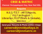 Teaching Jobs JNN