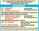 School job Nalanda