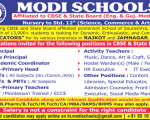 School job Modi