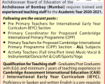 School job St pius