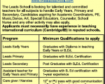 School job the Lead