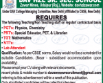 School teacher job 2020 19