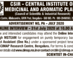 CSIR Project Assistant
