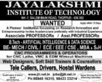 Jayalakshmi College Job