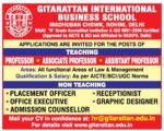 Gitarattan MBA College jobs