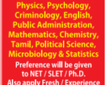 Apllo Arts College jobs