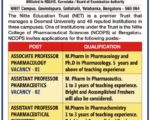 14 NITTE College Pharmacy Jobs