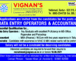 Data Enrety Operator & Accountant -18.06.2021