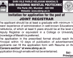 Shri Bhagubhai Poly Joint Registrar