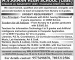 M.V.Raman School