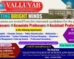 Valluvar_Faculty Recruitment 2022