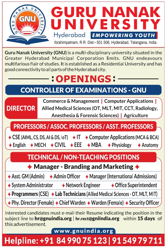 Guru Nanak University | FacultyPlus