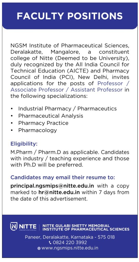Job Openings in College and Schools of Karnataka State (Newspaper Clips ...