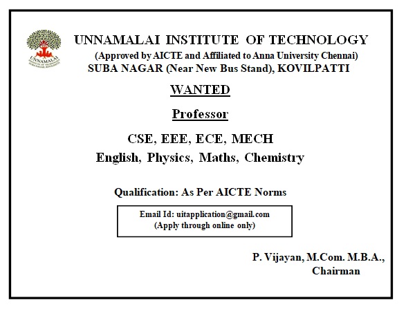 UIT PROF AD APRIL 11 2023 | FacultyPlus