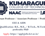 kumaraguru recruitment 2023