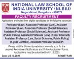 National Law School Reruitment