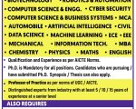 Faculty Jobs 2024 at Easwari Engineering College (Autonomous), Chennai