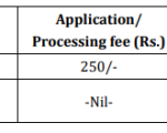 Application Fee