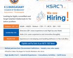 KSRCT Faculty Recruitment