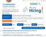 KSRCT Faculty Recruitment