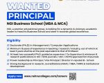 Principal wanted – B school