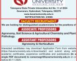 Faculty Recruitment 2025 at Kaveri University, Hyderabad