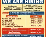 V.S.B. College of Engineering Technical Campus, Coimbatore Wanted | Faculty Job Openings