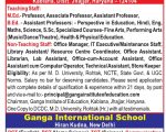 Ganga Group of Institutions, New Delhi wanted Teaching Faculty