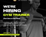 Gym trainer wanted