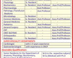 Pondicherry Institute of Medical Sciences, Kalapet, Puducherry Wanted Senior Resident/Assistant Professor/Associate Professor/Professor