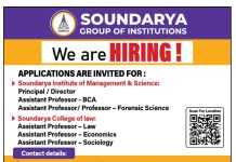 Soundarya Group of Institutions, Bengaluru, Karnataka wanted Teaching Faculty