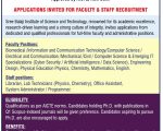 Sree Balaji Institute of Science and Technology, Chennai Wanted Faculty