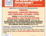 The Oxford College of Physiotherapy, Bengaluru Wanted Professor/Associate Professor/ Assistant Professor