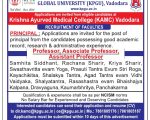 DRS. Kiran and Pallavi Patel Global University, Vadodara wanted Professor/ Associate Professor and Assistant Professor