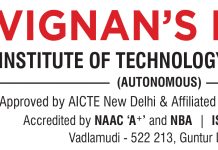 Vignan’s Lara Institute of Technology and Science (VLITS), Guntur wanted Assistant Professor