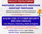Faculty Recruitment 2026 | M.Kumarasamy College of Engineering (Autonomous)
