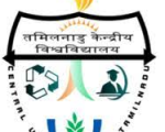 Central University of Tamil Nadu, Thiruvarur wanted Guest Faculty