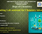 chemistry lab assistant adv