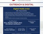 Digital Media Artist Faculty Recruitment Design 2026