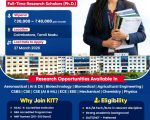 KIT – Kalaignarkarunanidhi Institute of Technology, Coimbatore | Full-time Research Scholar
