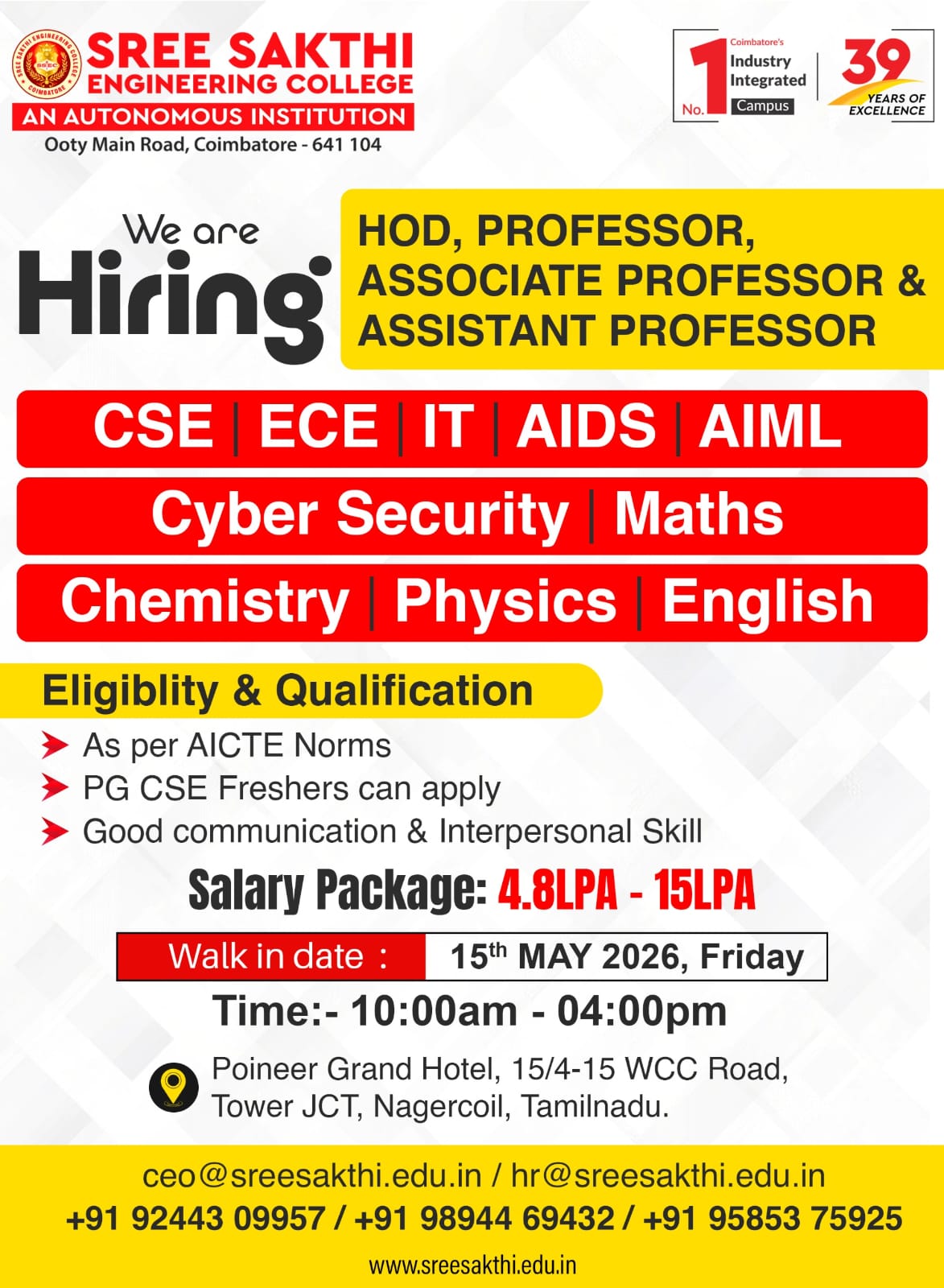 Ssec Dean SSEC 1 | FacultyPlus