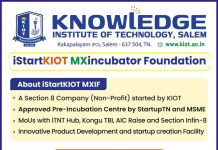 CEO and Incubation Manager Jobs at iStartKIOT MXincubator Foundation, Salem
