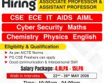 HOD, Professor, Associate Professor, Assistant Professor Jobs in Sree Sakthi Engineering College, Coimbatore