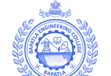 Faculty Recruitment 2026 at Bapatla Engineering College, Bapatla, Andra Pradesh