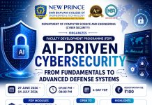 FDP on AI-Driven Cybersecurity at New Prince Shri Bhavani College of Engineering and Technology