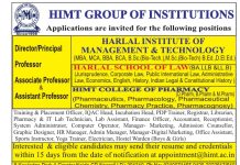 Faculty Jobs at HIMT Group of Institutions, Greater Noida