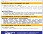Faculty Recruitment at Nitte Deemed to be University, Karkala and Mangaluru