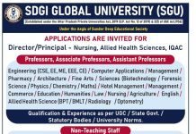 Faculty Recruitment at SDGI Global University, Ghaziabad