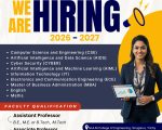 Faculty Hiring 2026 – M.A.M. College of Engineering, Siruganur, Tiruchirappalli